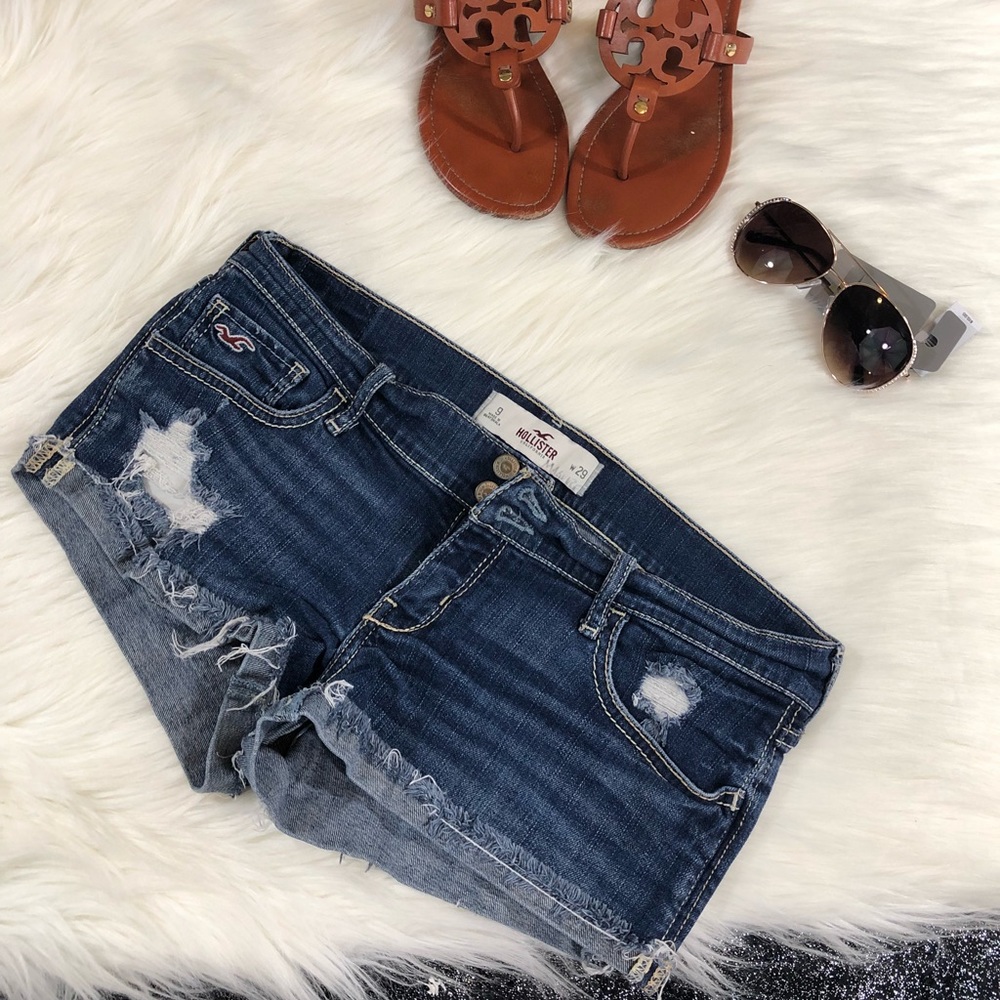 Hollister jean shorts